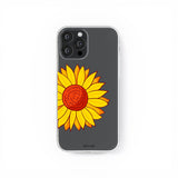Transparent silicone case "Sunflower"