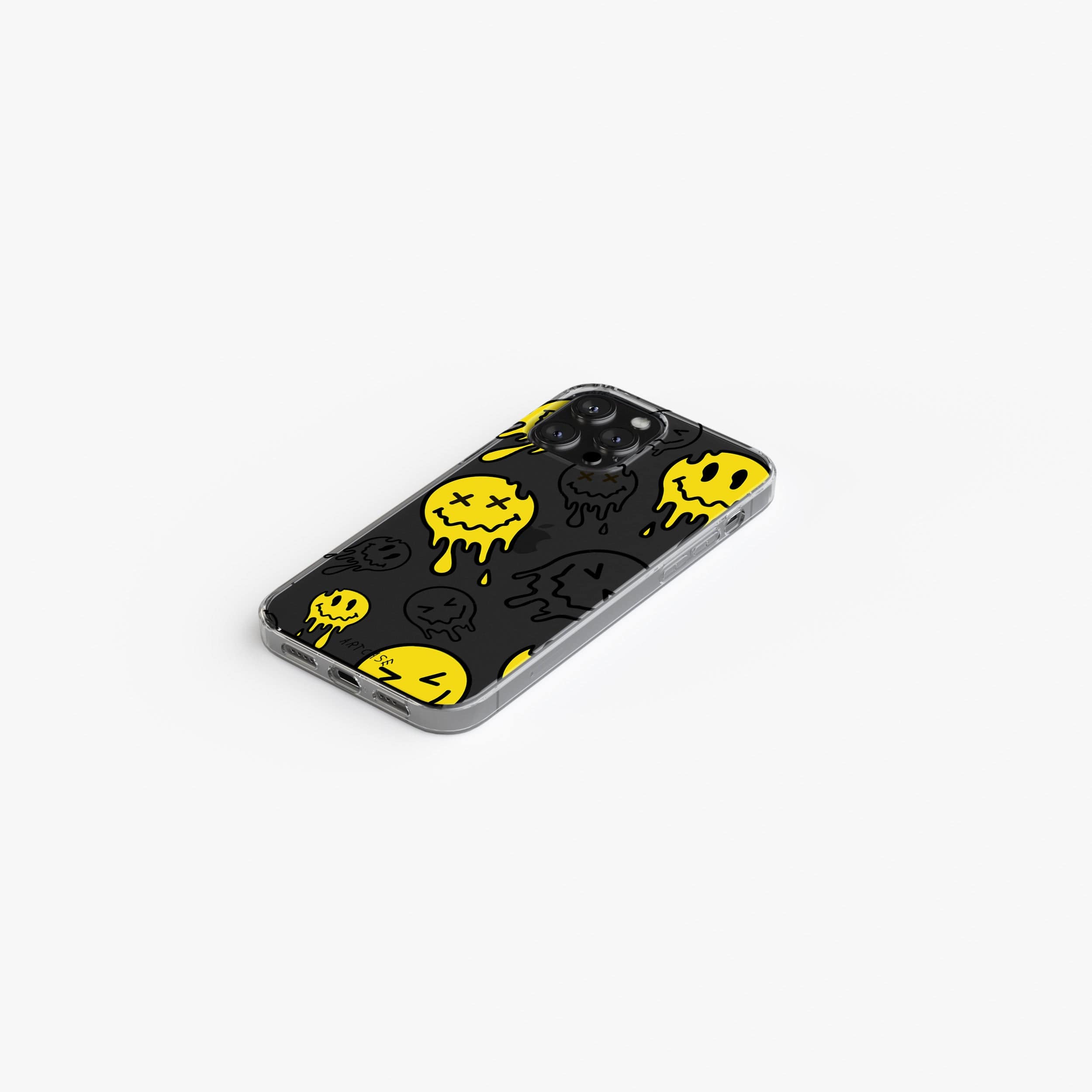 Transparent silicone case "Scarry smiles"