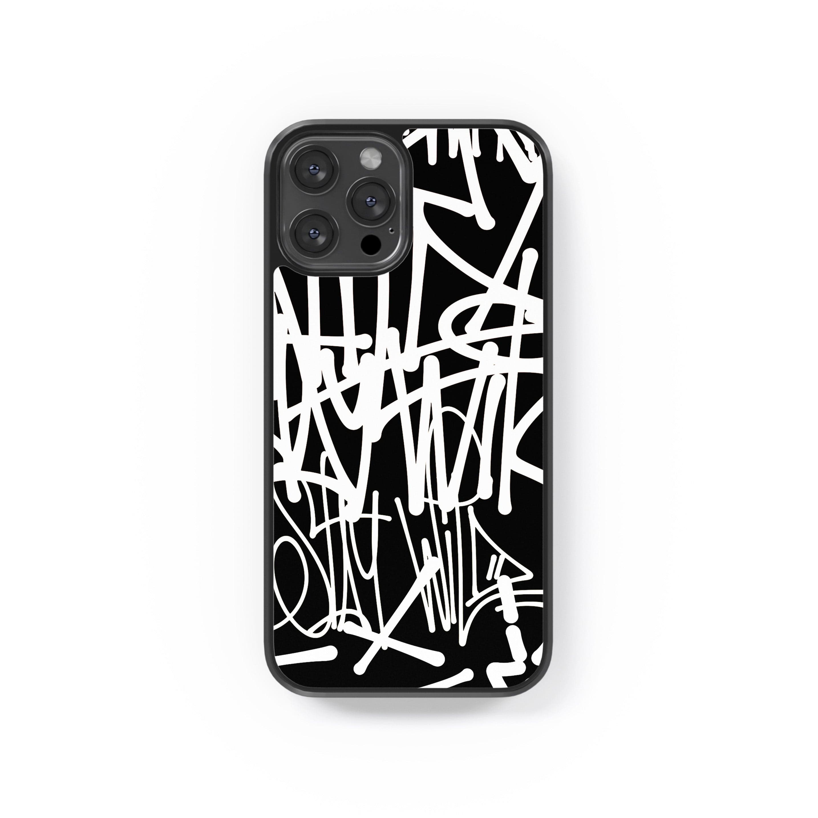 Phone case "White graffiti 3"