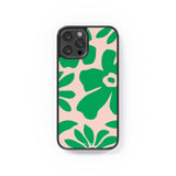 Phone case "Green flowers"