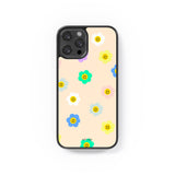 Phone case "Daisies with smileys"