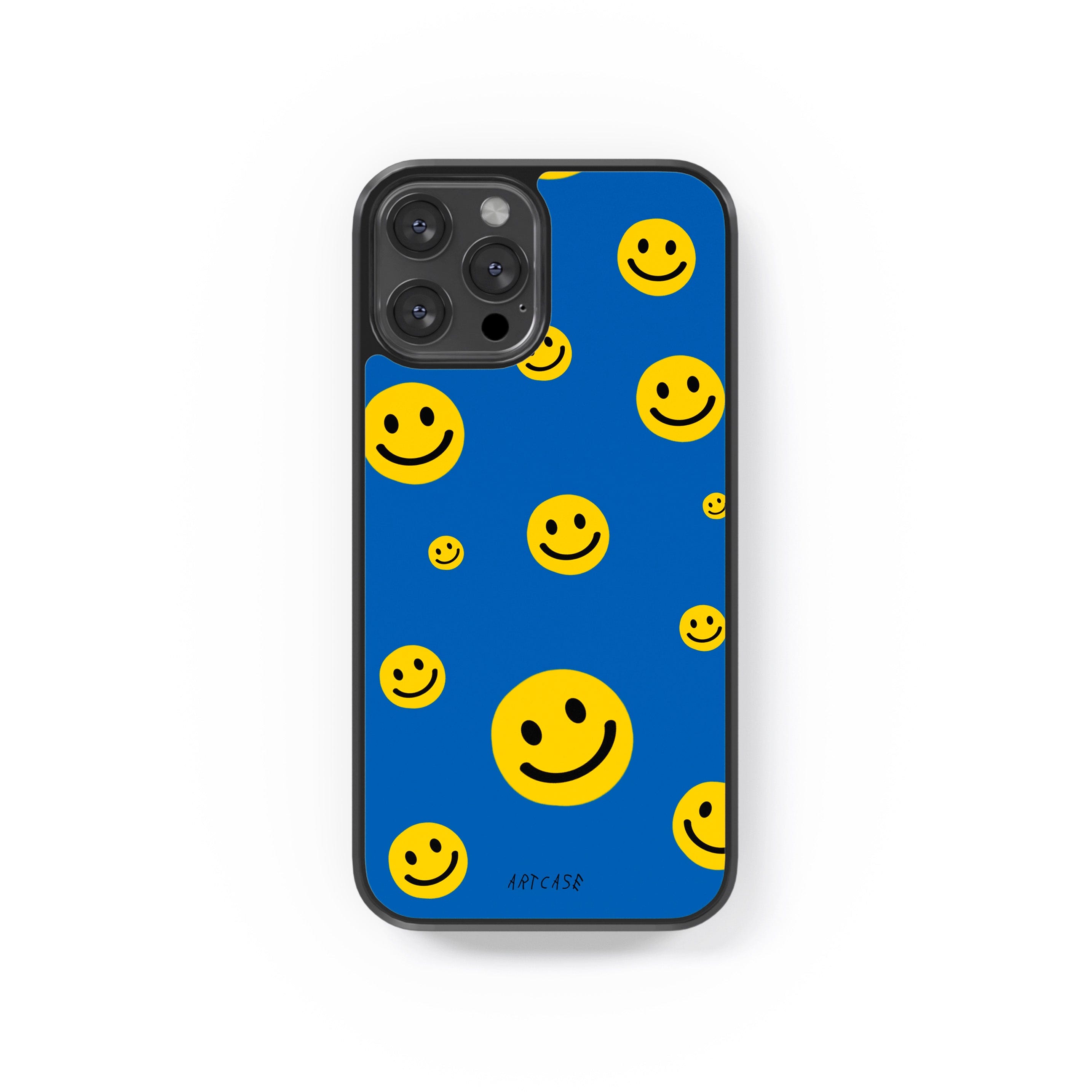Phone case "Yellow smiles"