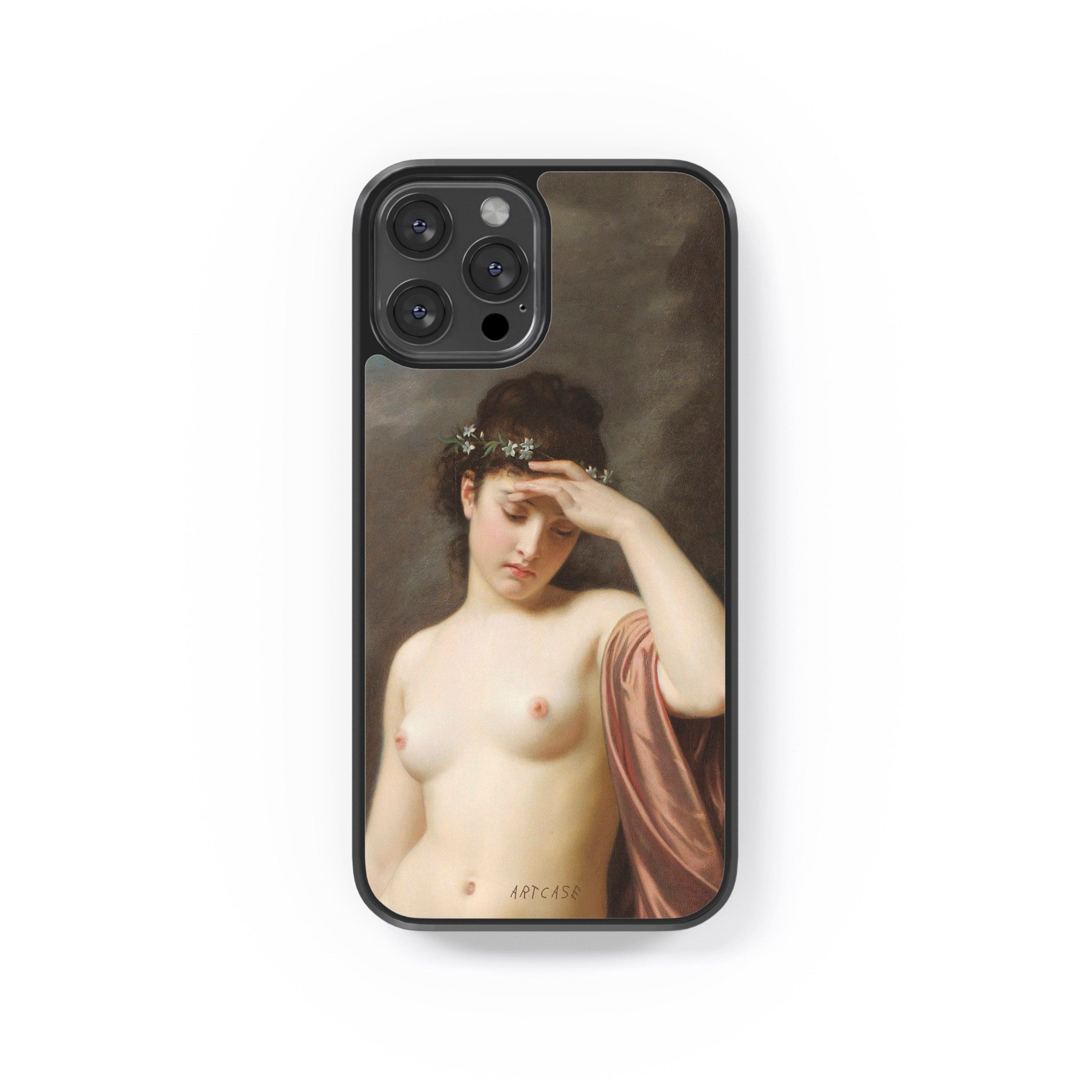 Phone case "Girl with a wreath"
