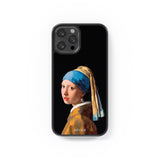 Etui à téléphone "Fille à la boucle d'oreille perle"