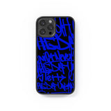 Phone case "Blue graffiti 2"
