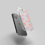 Transparent silicone case "Floral tenderness"
