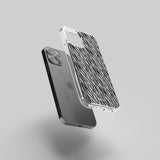 Transparent silicone case "Black zebra"