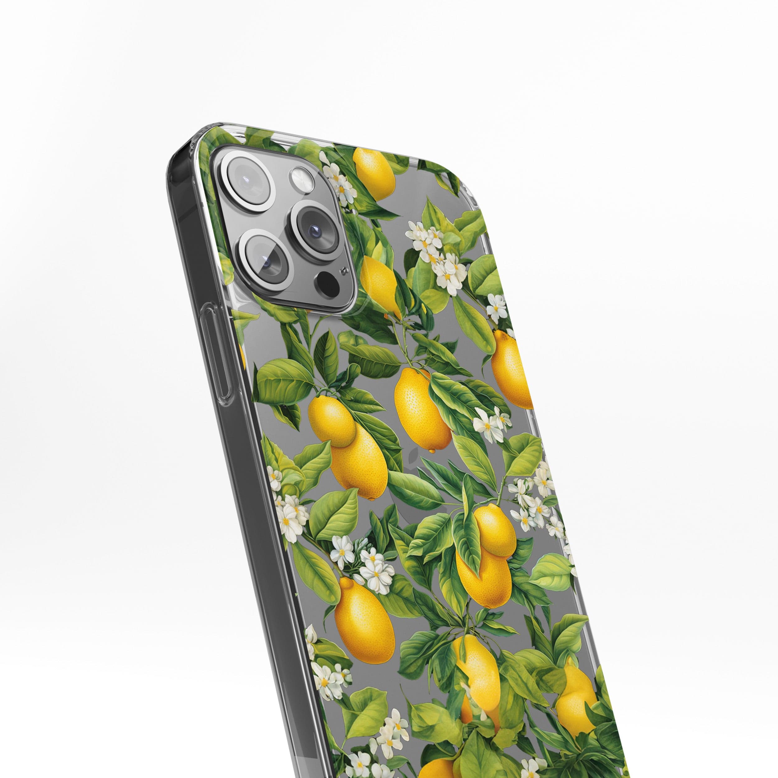 Transparent silicone case "Lemon tree"