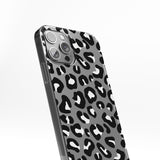 Transparent silicone case "Leopard pattern"