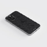 Transparent silicone case "Black zebra"