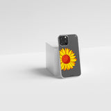 Transparent silicone case "Sunflower"