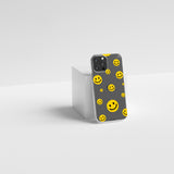 Custodia in silicone trasparente "Emoticon gialle"