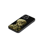 Phone case "Head of a Skeleton with a Burning Cigarette" - Artcase