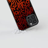 Phone case "Orange hieroglyphs" - Artcase