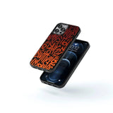 Phone case "Orange hieroglyphs" - Artcase